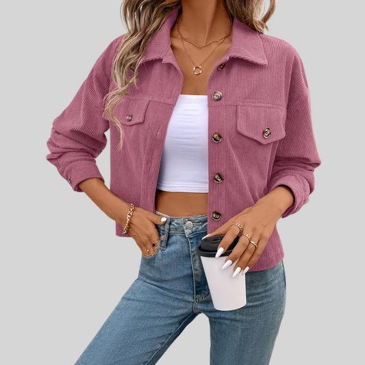 Casual Button Front Jacket