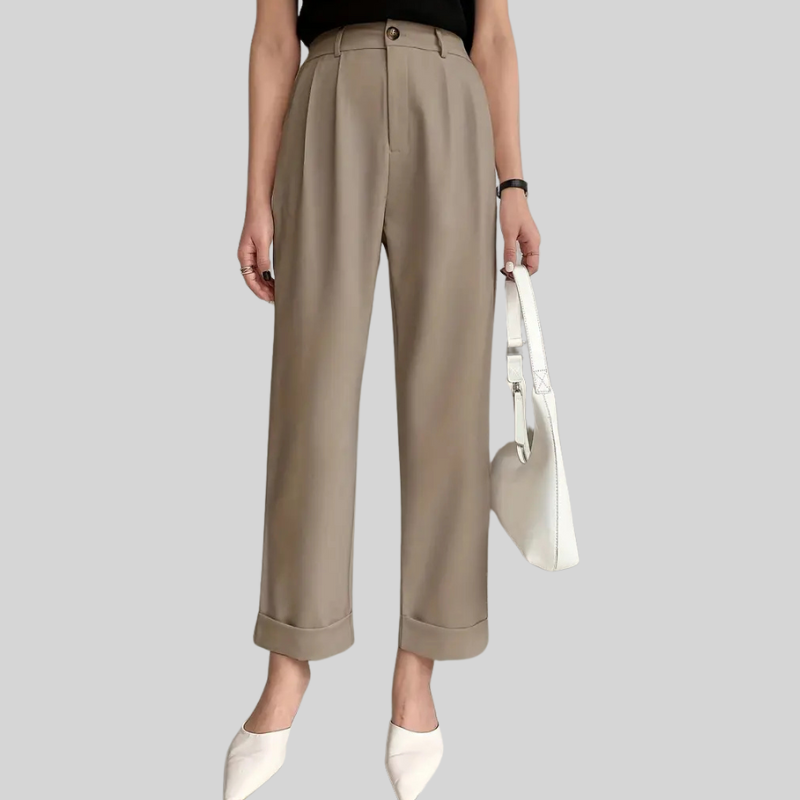 Wide Leg Casual Suit Pants