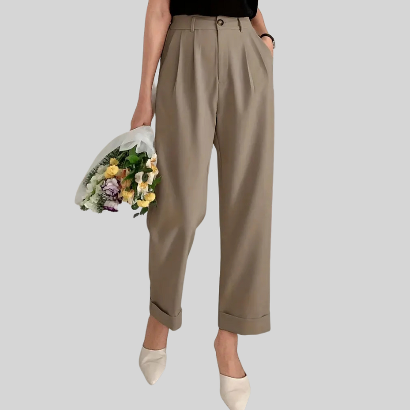 Wide Leg Casual Suit Pants