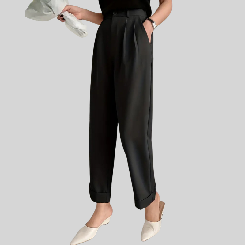 Wide Leg Casual Suit Pants