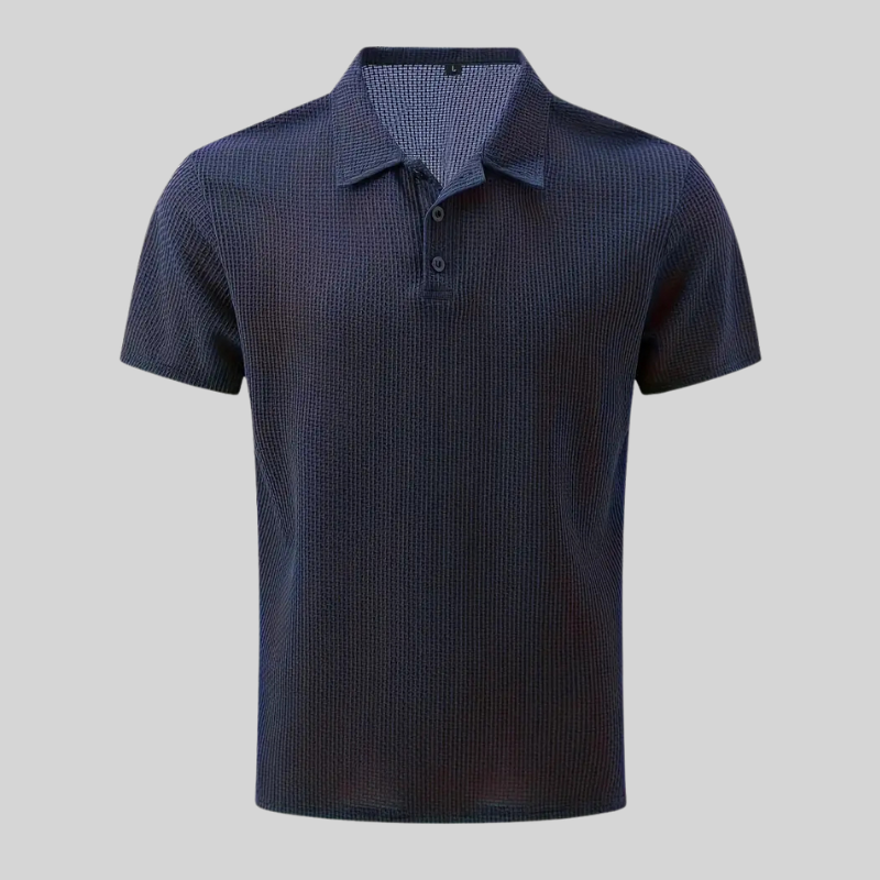 Stretch Lapel Golf Shirt