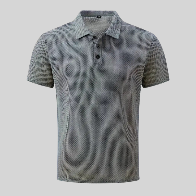 Stretch Lapel Golf Shirt