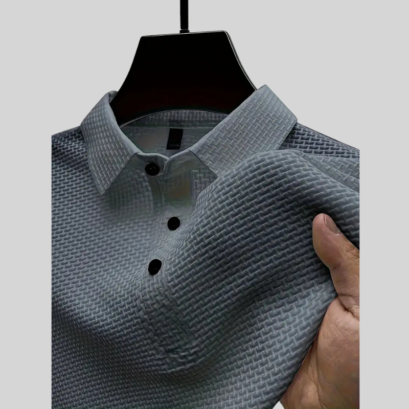 Stretch Lapel Golf Shirt